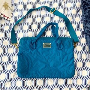 Marc Jacobs blue laptop case